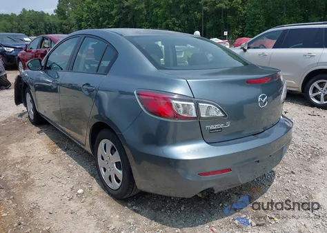 2012 Mazda Mazda3 I Sport из США, поврежденный, VIN JM1BL1UF9C1523634